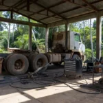Oficina de mecânica com caminhão pesado em Porto Velho para vaga de emprego