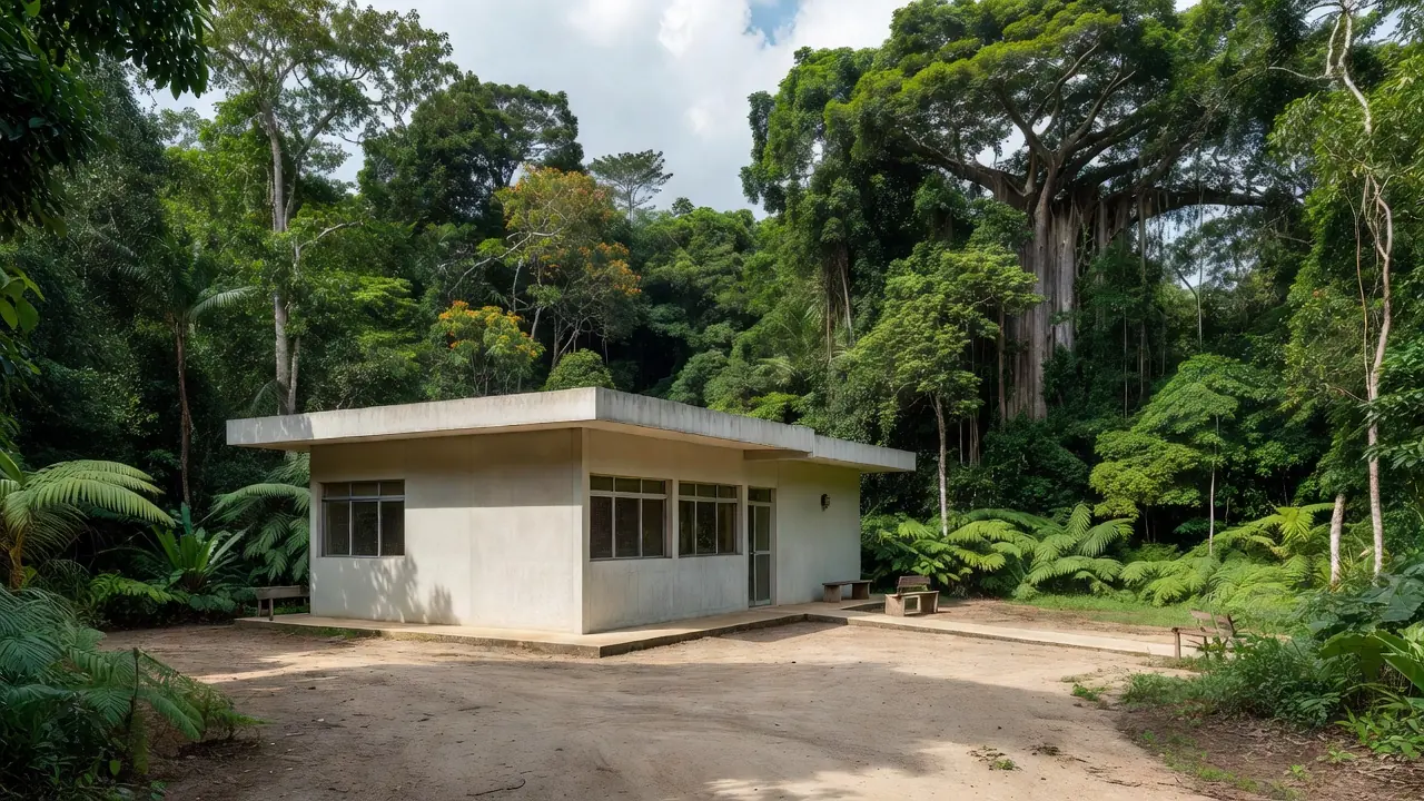 Posto de saúde em Rondônia representando plano de saúde 2027-2030