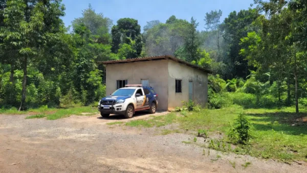Delegacia em Jaci-Paraná, Rondônia, local de prisão de suspeito
