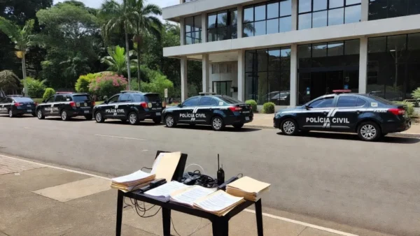 Viaturas da FICCO/RO em operação contra lavagem de dinheiro e fraudes eletrônicas