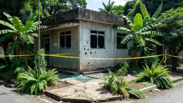 Fachada de produtora de campanhas eleitorais atingida por tiros em Porto Velho