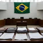 Tribunal brasileiro com documentos sobre pensão alimentícia vitalícia
