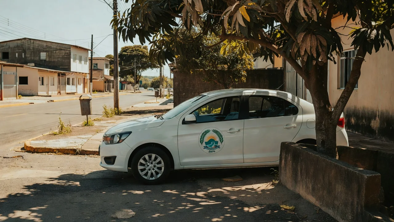 Veículo oficial da prefeitura de Jaru em Rondônia