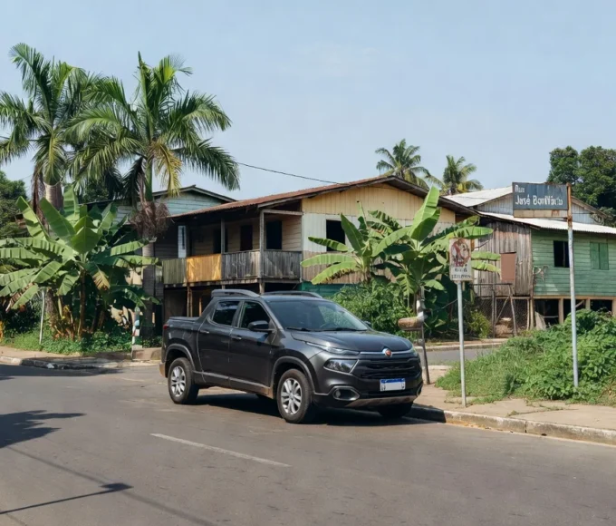 Fiat Toro apreendida em Porto Velho após aluguel com documentos falsos