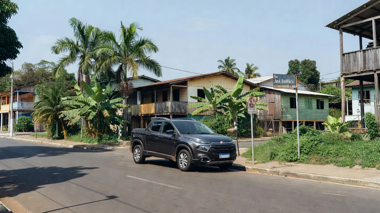 Fiat Toro apreendida em Porto Velho após aluguel com documentos falsos